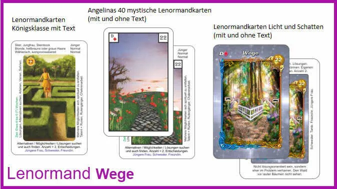 Lenormand Wege - Kartendeck