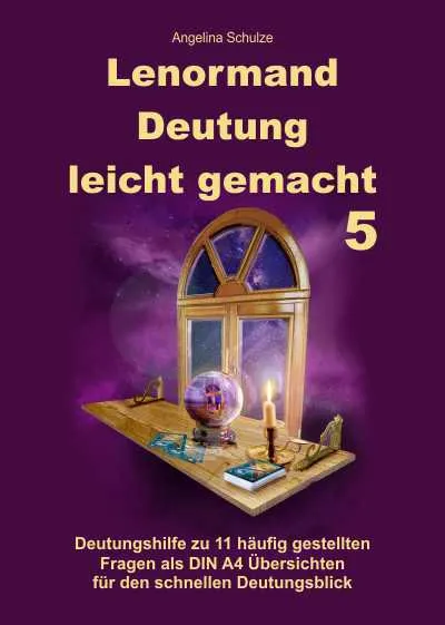 Spiralbuch A4 mit Orakelfragen - Lenormand Deutung leicht gemacht Teil5