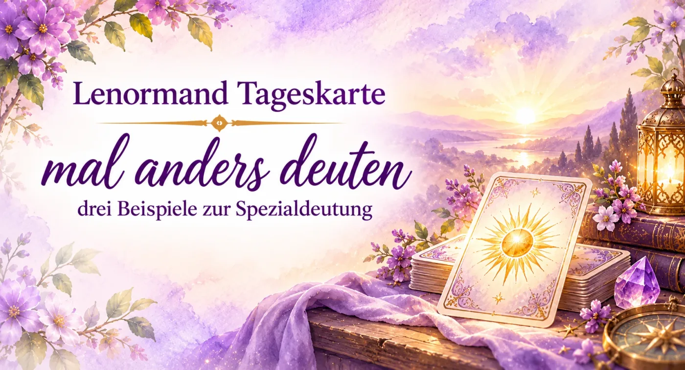 Lenormand Tageskarte mal anders deuten