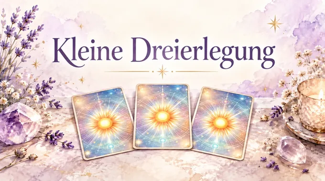 Kleine 3er Legung bzw. 3 Karten Legung für deine Fragen