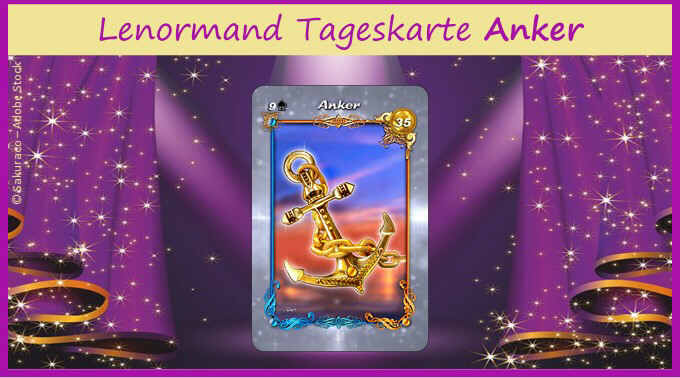 Lenormand Tageskarte Anker