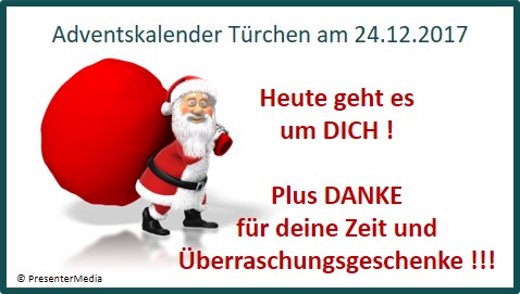 Danke und Geschenke