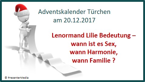 Lenormand Lilie Bedeutung