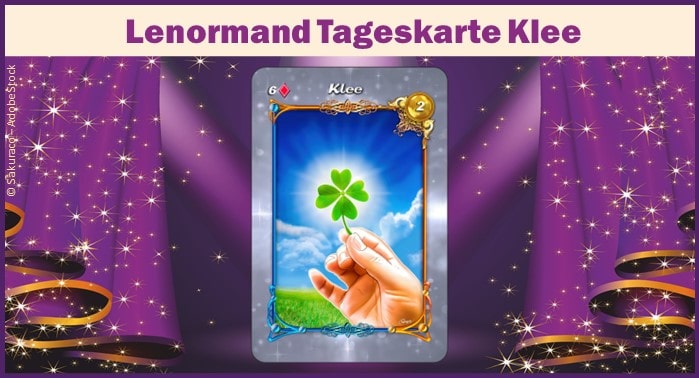 Lenormand Tageskarte Klee