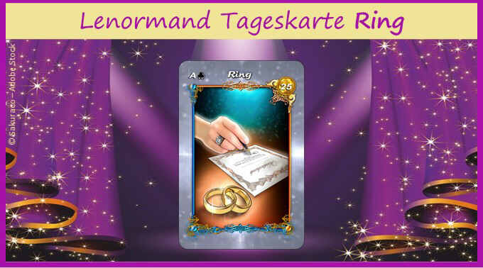 Lenormand Tageskarte Ring