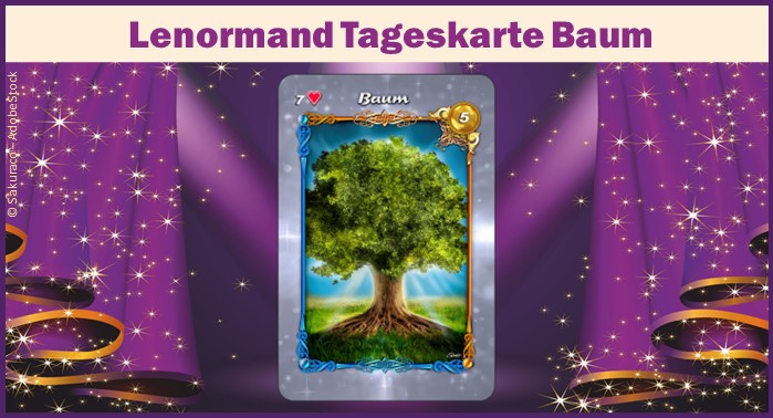 Lenormand Tageskarte Baum